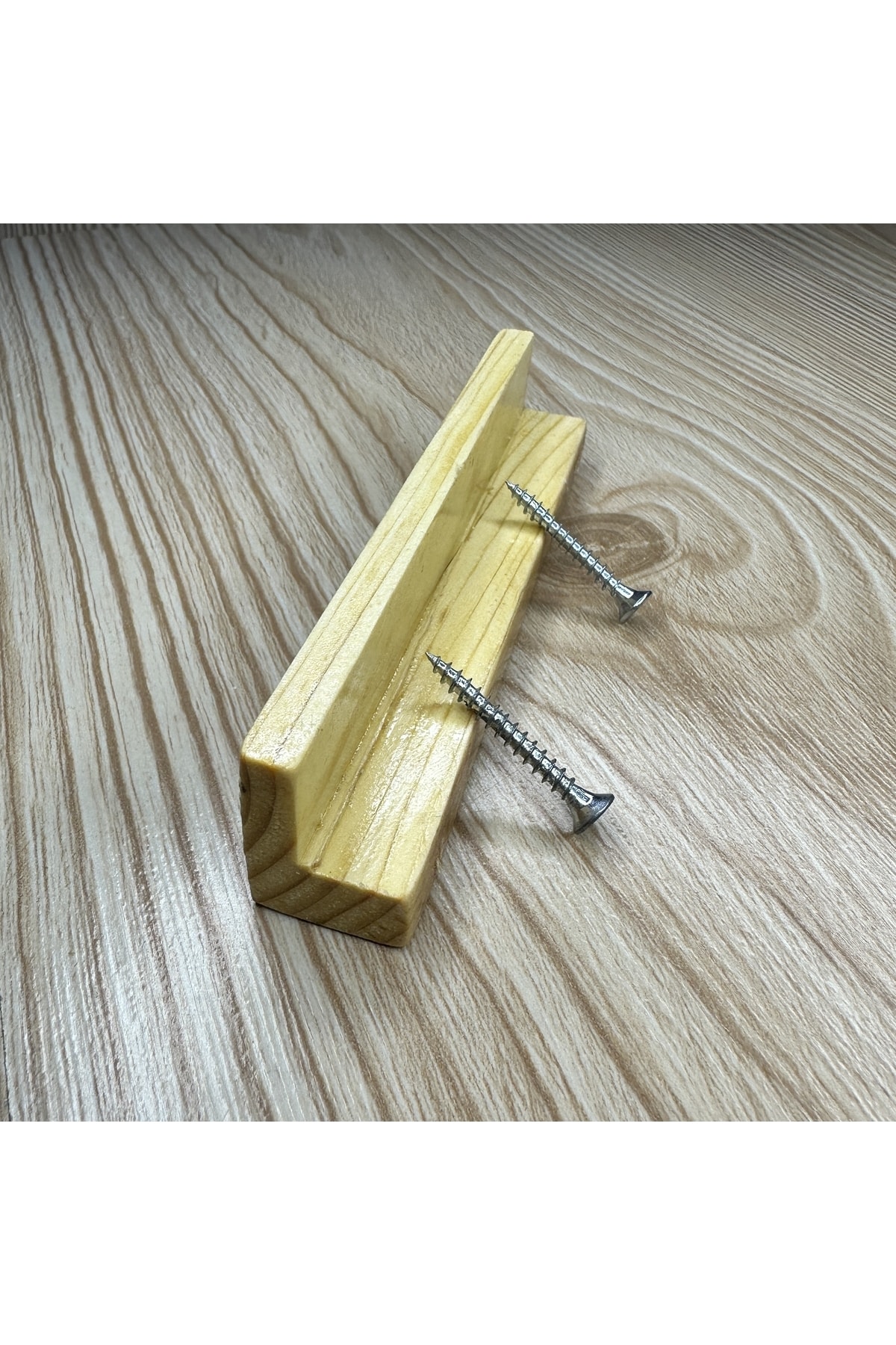Ceymen Ahşap Mobilya, Dolap, Çekmece, Gardrop Kulpu, 12 Cm, (9,6mm Iki Delik Arası) Ahşap Kulp
